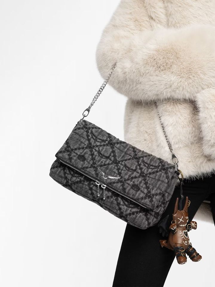 Cartera Rocky II Denim Monogram