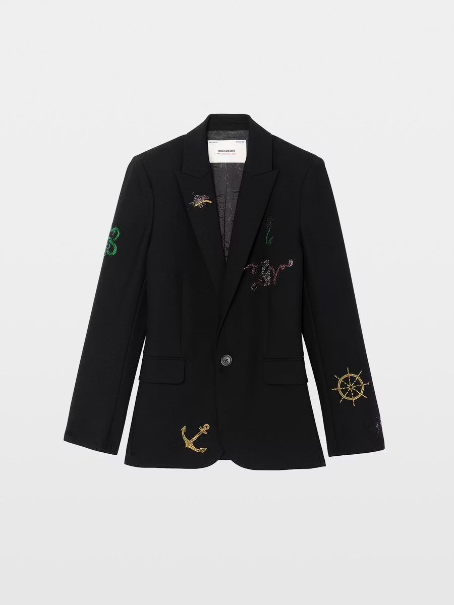 Blazer Valse Strass Multinavy