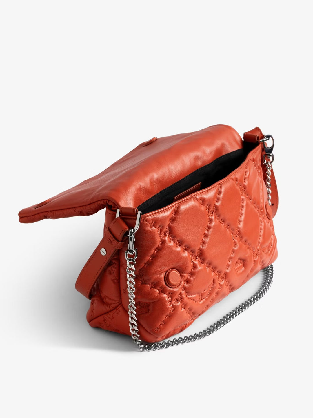 Cartera Rocky II Quilted Monogram Naranjo