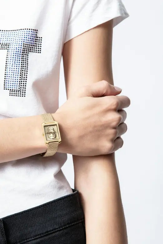 Reloj Voltaire Gold Skull