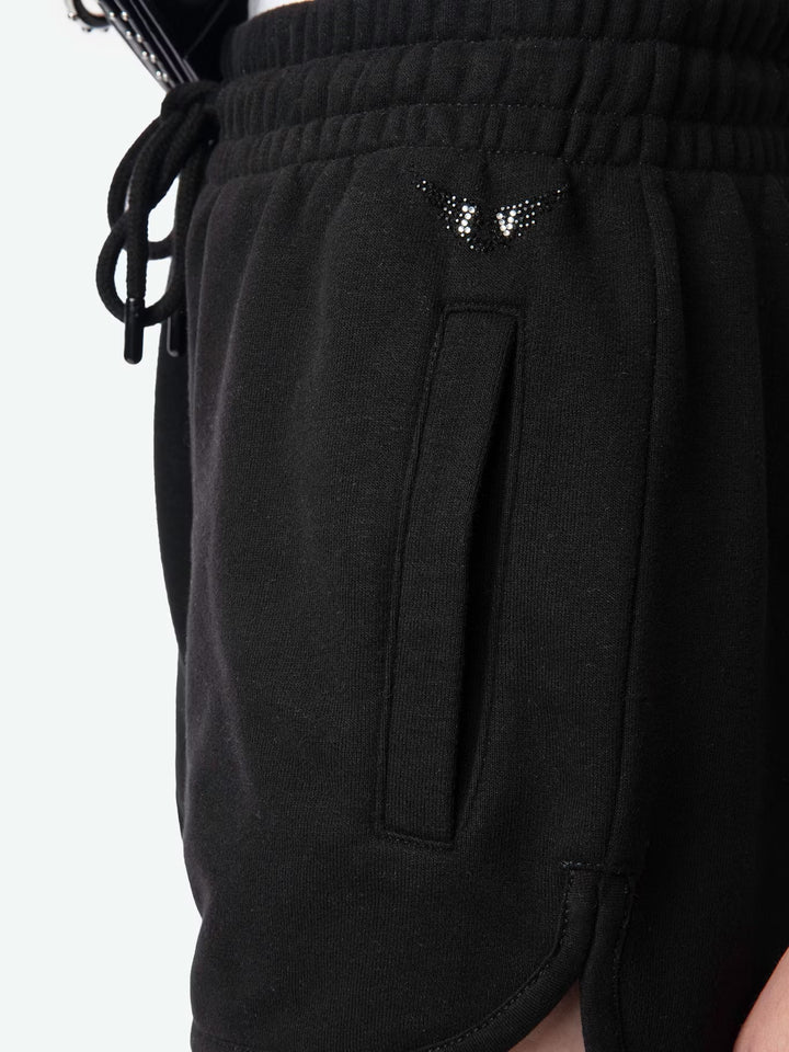 Short Smile Wings Strass