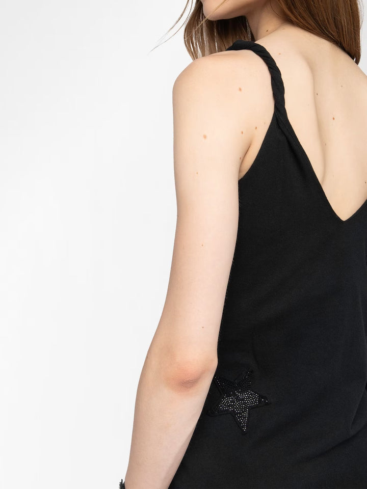Vestido Stella Patch Strass