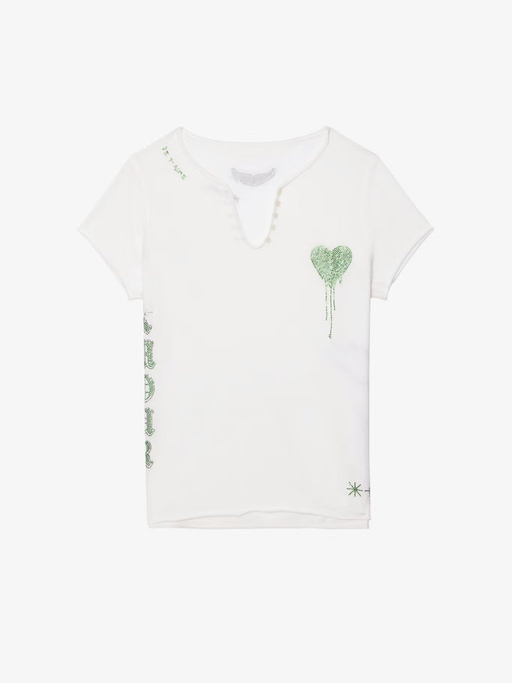 Polera Tunisien Multi Heart Strass