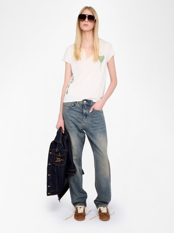 Polera Tunisien Multi Heart Strass