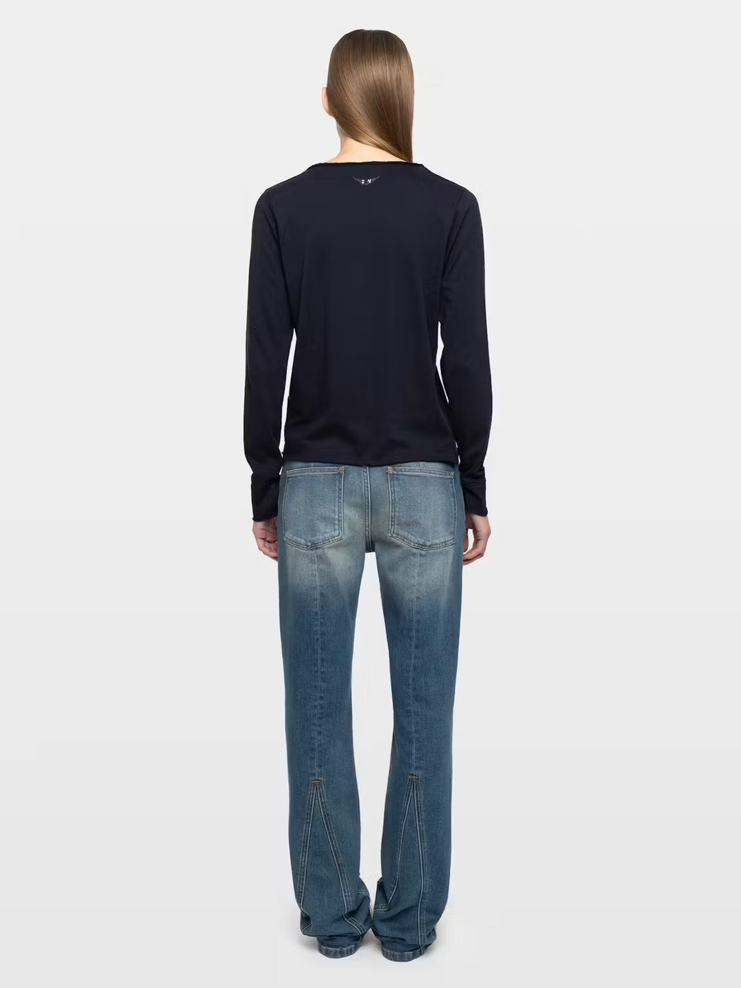 Polera Tuni Wings Strass Azul