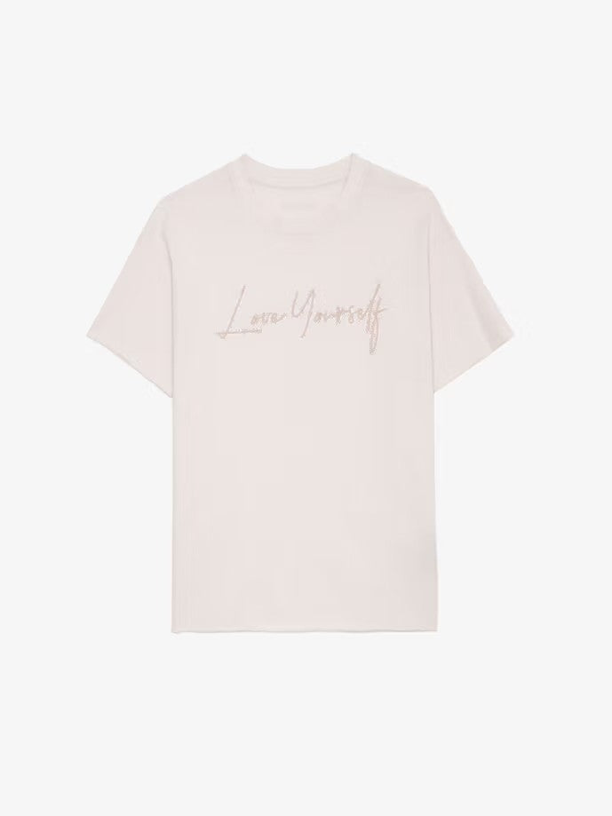 POLERA TOMMER LOVE YOURSELF STRASS