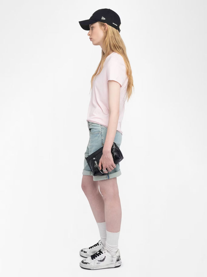 Polera Story Fishnet Skull