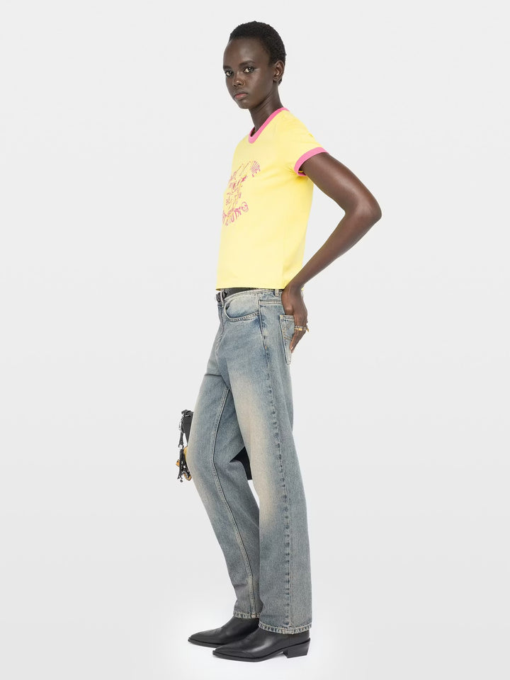 Polera Woos Mouse Amarillo