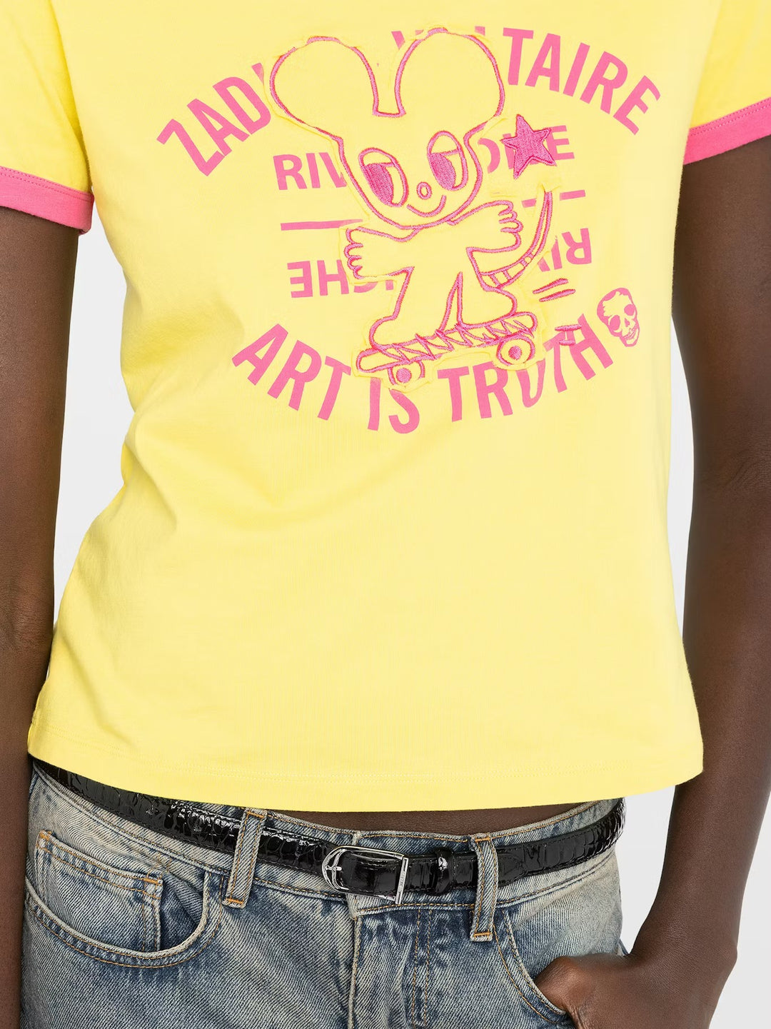 Polera Woos Mouse Amarillo