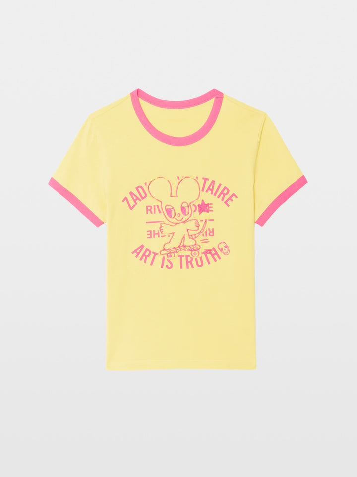 Polera Woos Mouse Amarillo