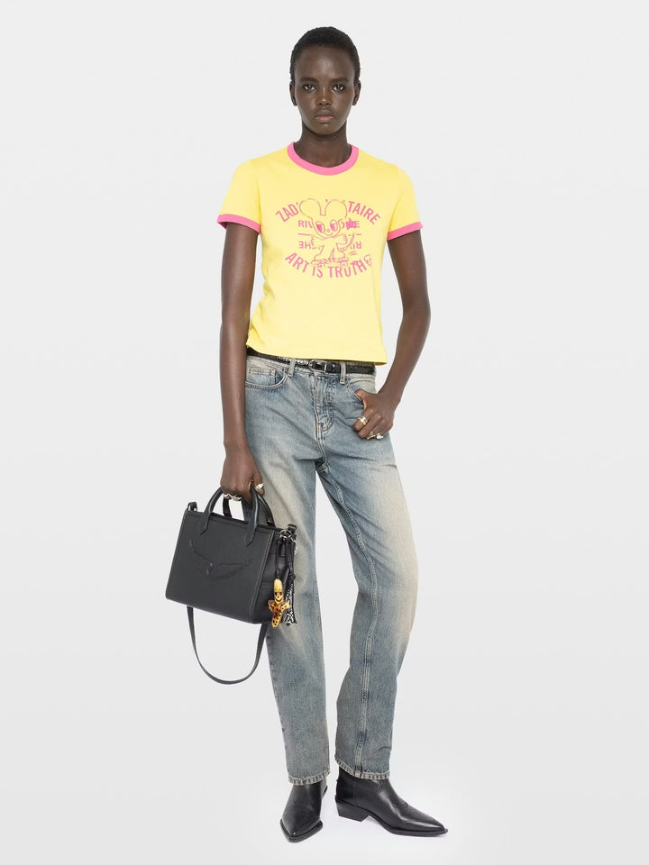 Polera Woos Mouse Amarillo