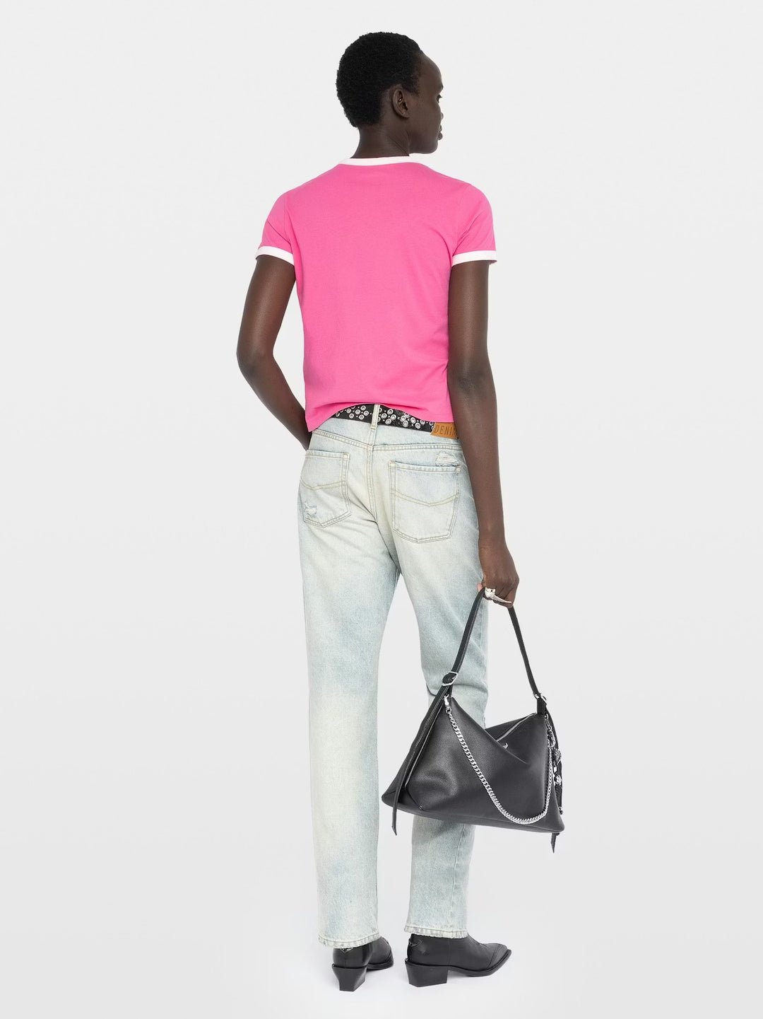 Polera Woos Mouse Rosado