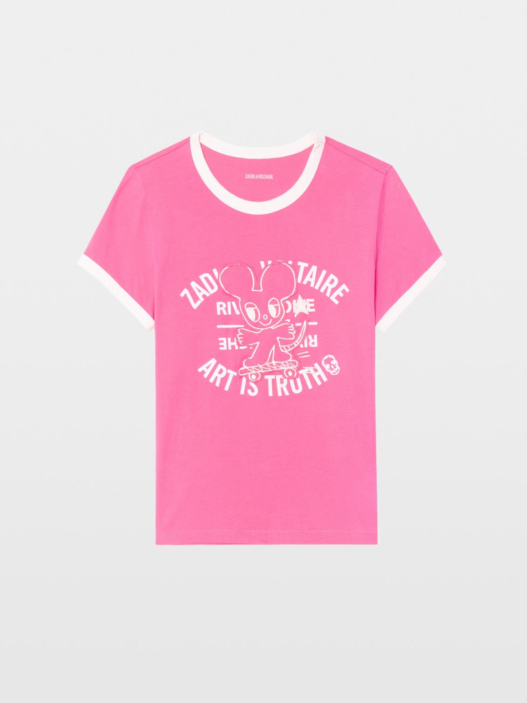 Polera Woos Mouse Rosado