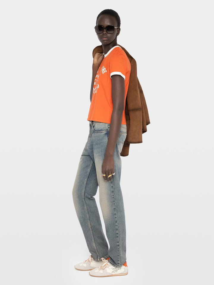 Polera Woos Mouse Naranjo