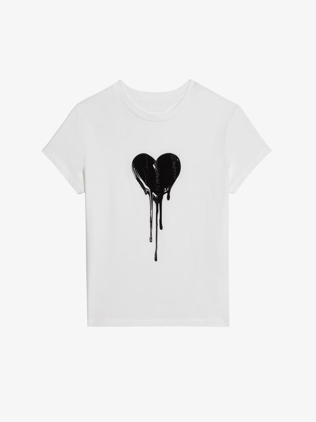 Polera Walk Flowing Heart Strass