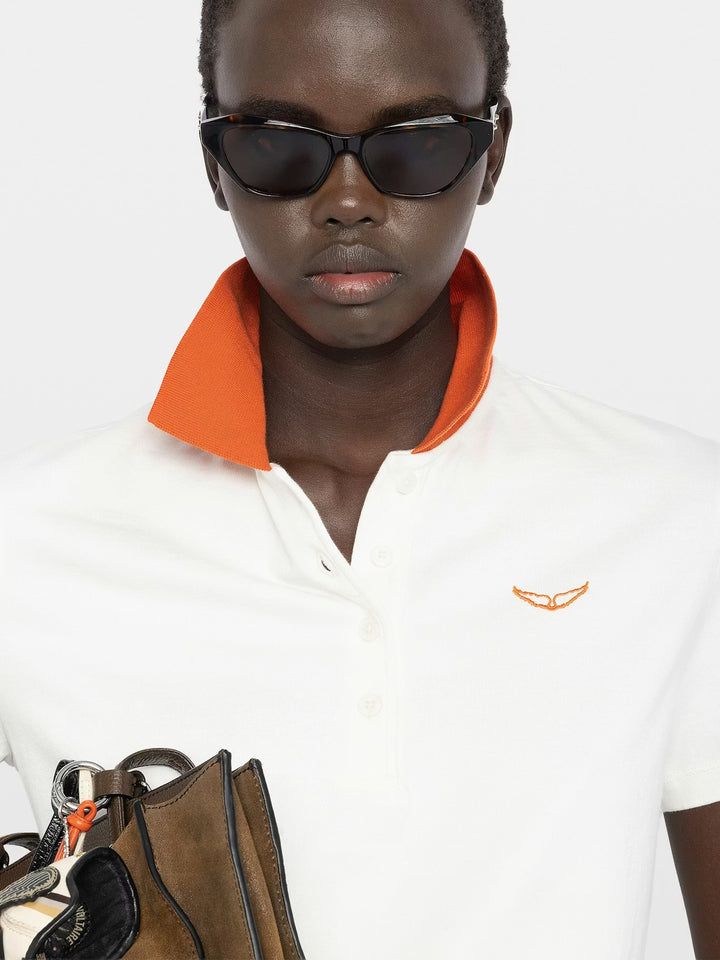 Polera Mirta Wings Crema