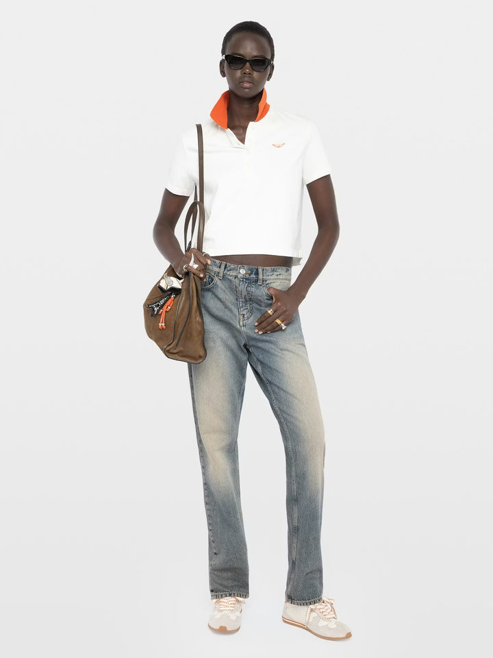 Polera Mirta Wings Crema