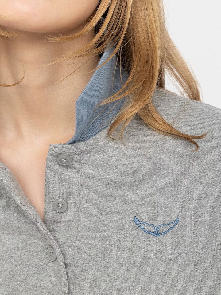 Polera Mirta Wings Gris