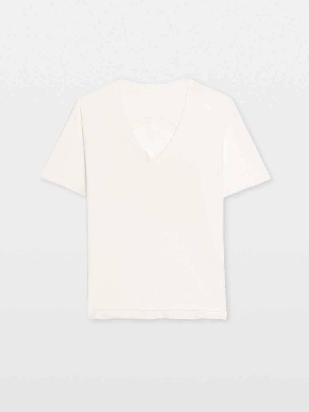 Polera Tommer Fishnet Blanco