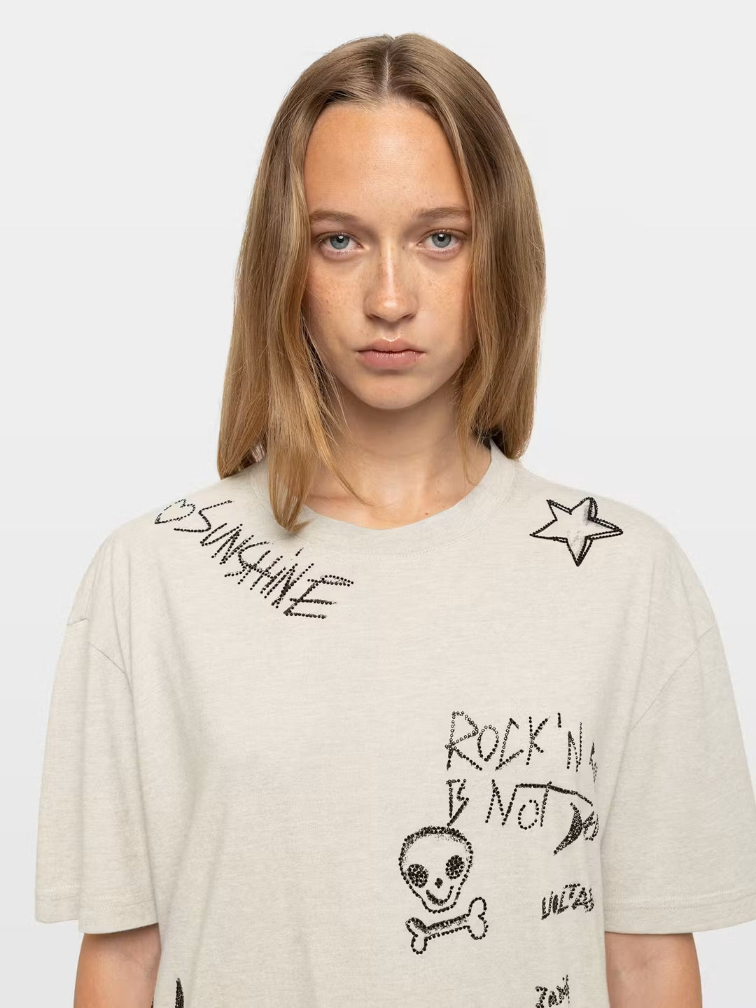 Polera Taida Multi Happy Strass