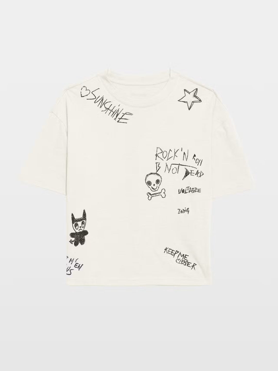 Polera Taida Multi Happy Strass