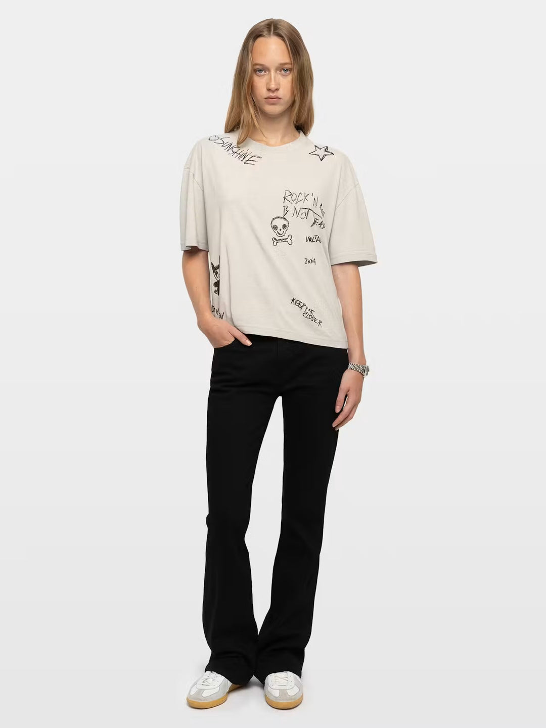 Polera Taida Multi Happy Strass