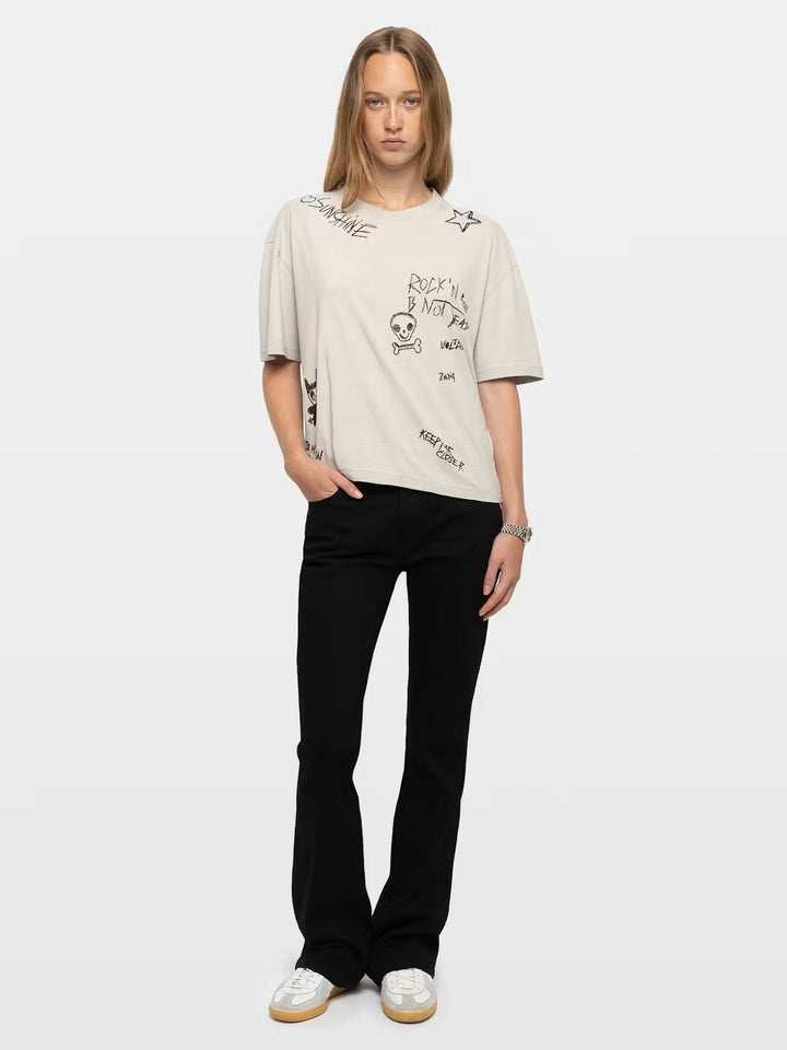Polera Taida Multi Happy Strass