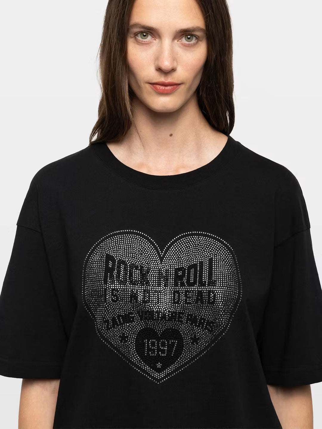 Polera Taida Heart Negro