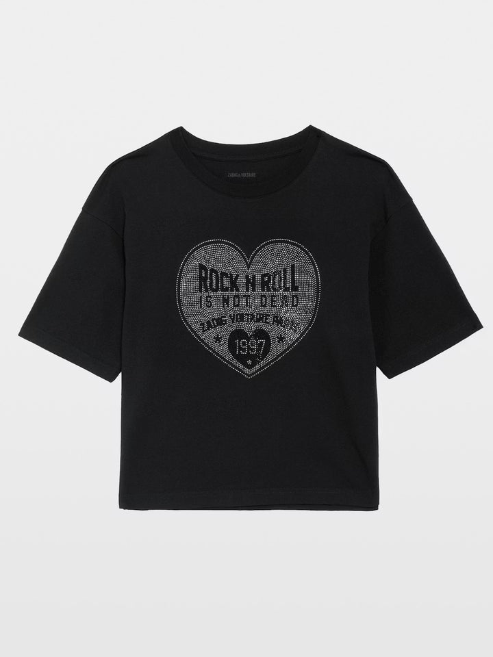 Polera Taida Heart Negro