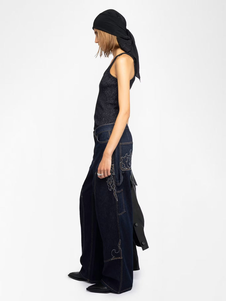 Polera Alba Rib Shiny