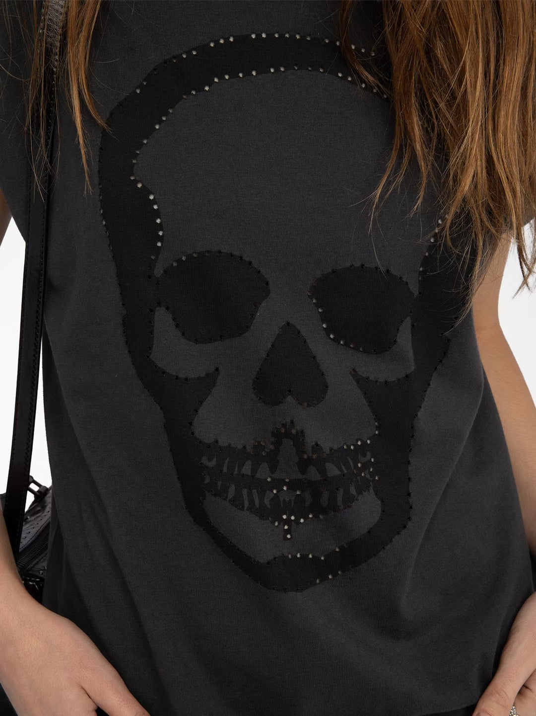 Polera Cloe Skull Holes