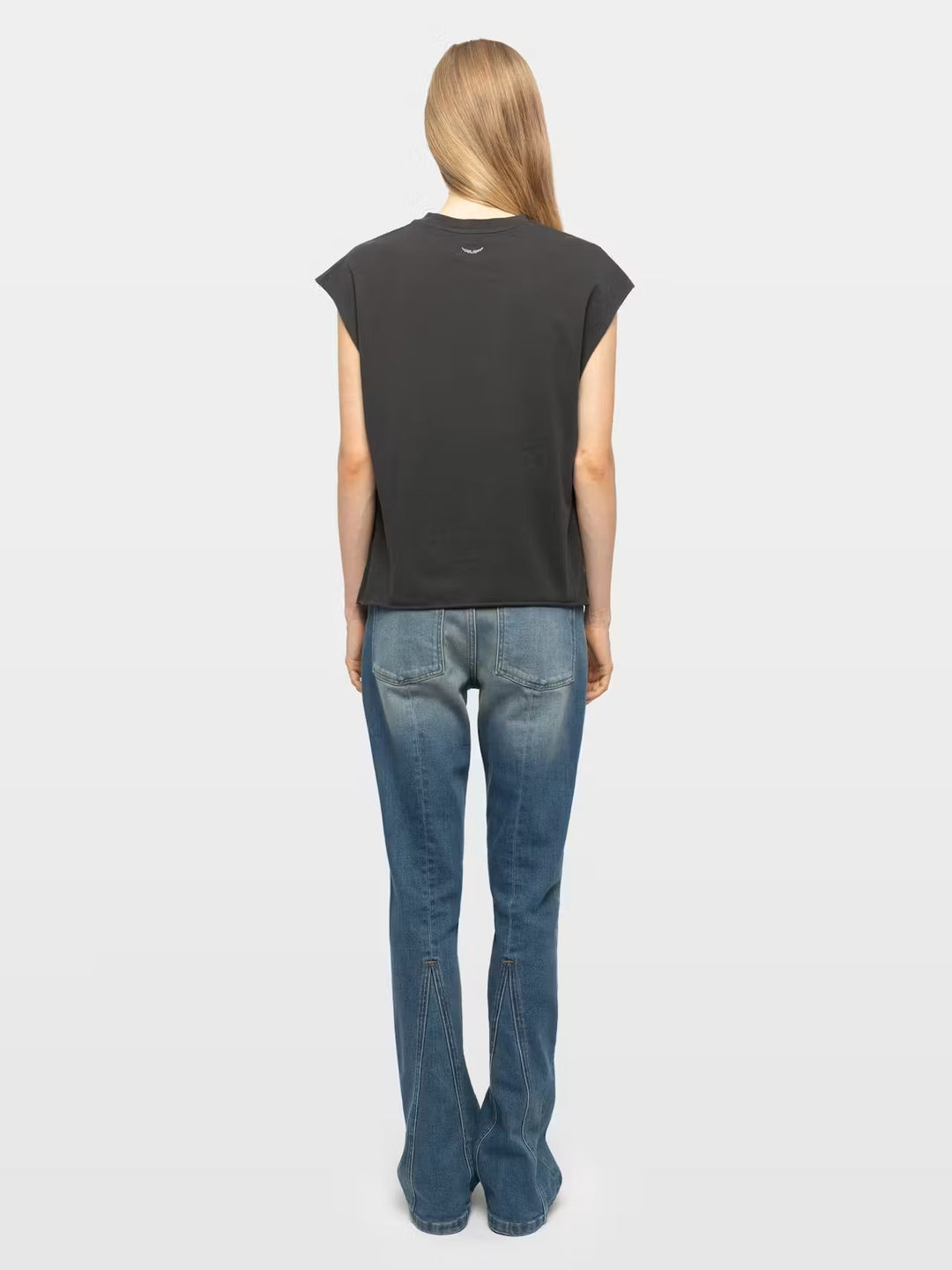 Polera Cloe Photo Moto Strass