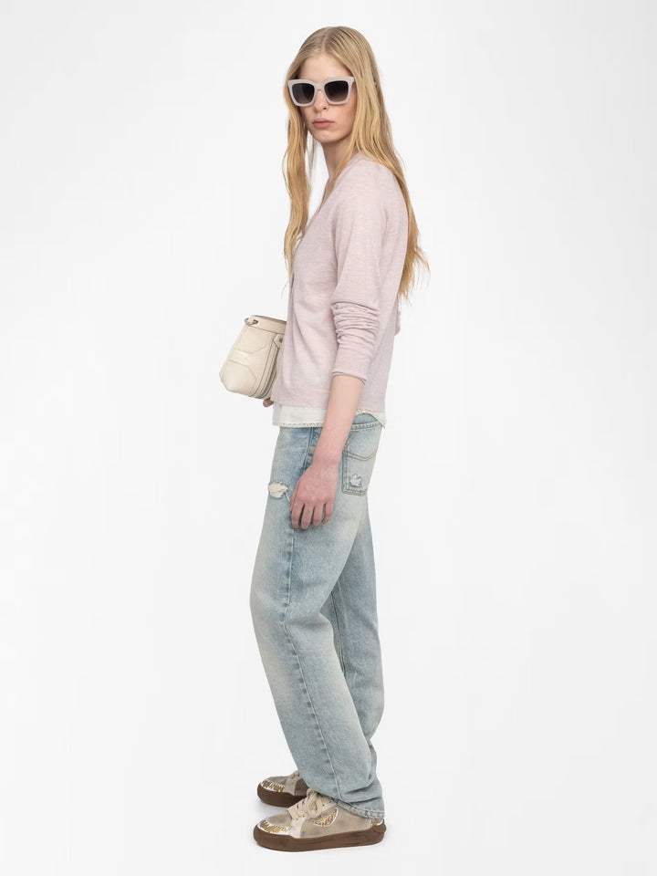 Sweater Manylla Rosado