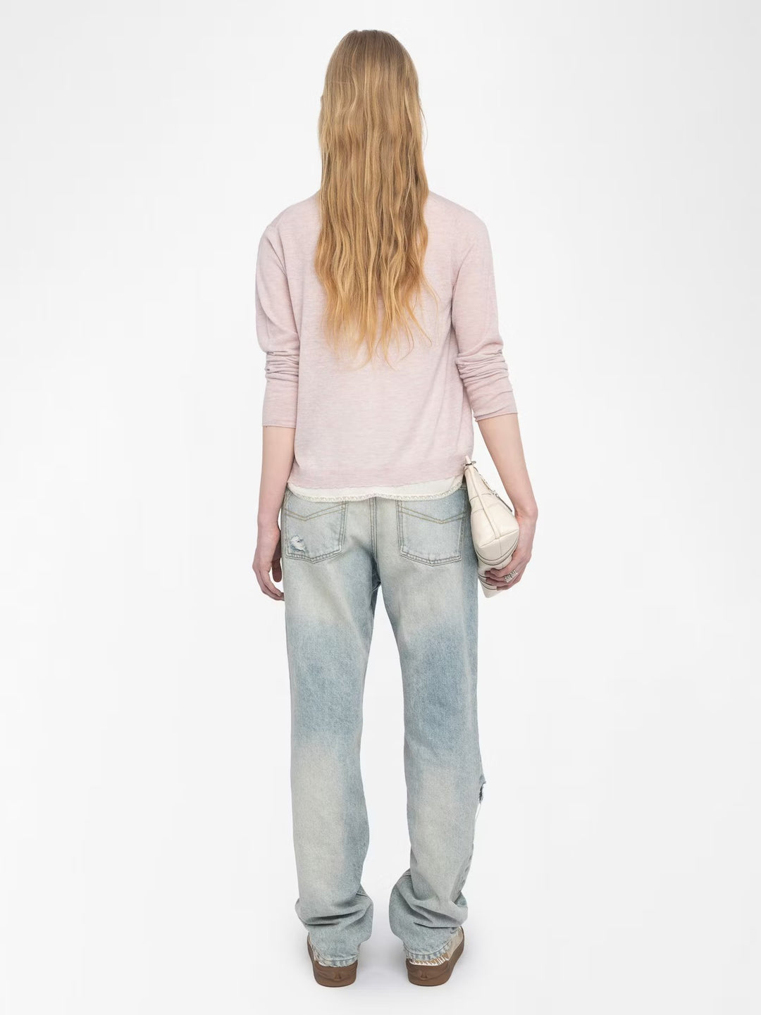 Sweater Manylla Rosado