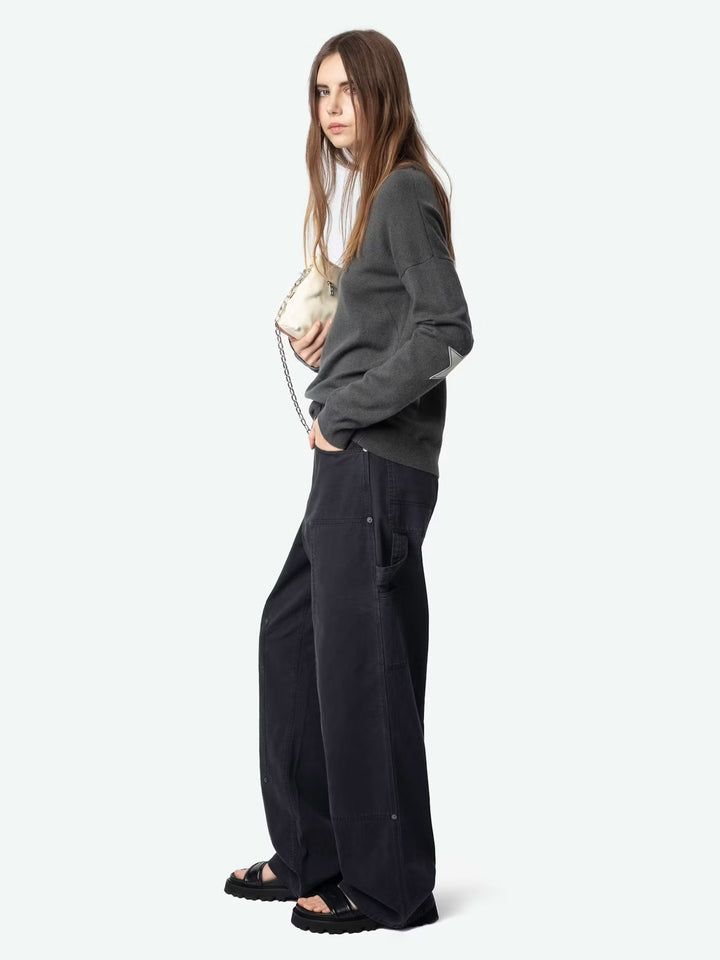 Sweater Cici Patch Gris