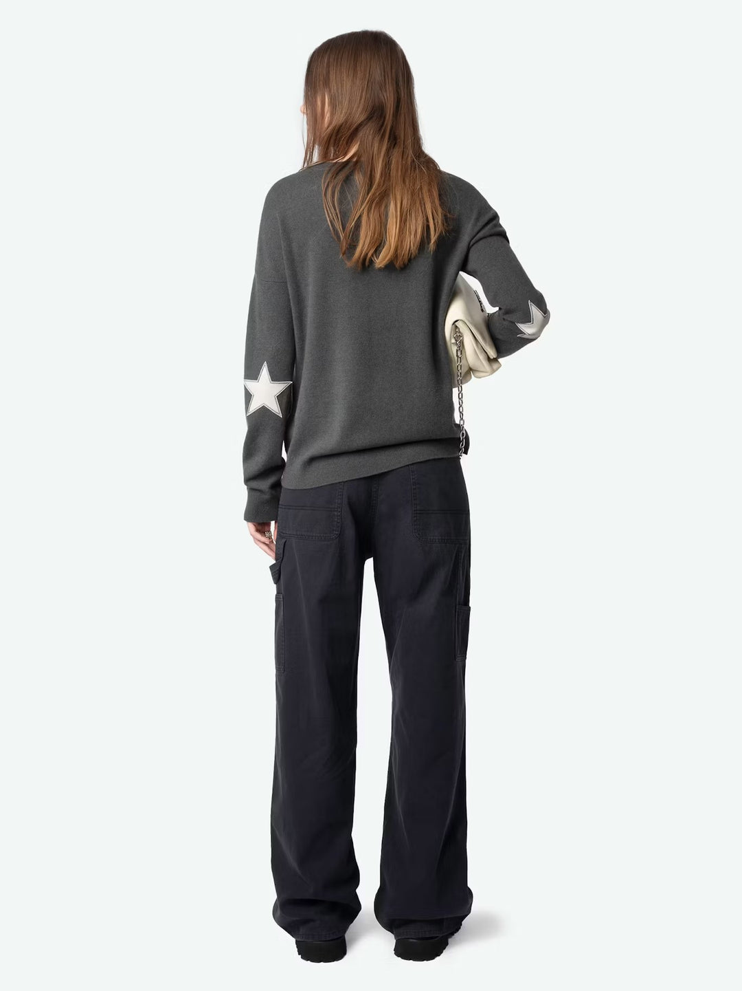 Sweater Cici Patch Gris