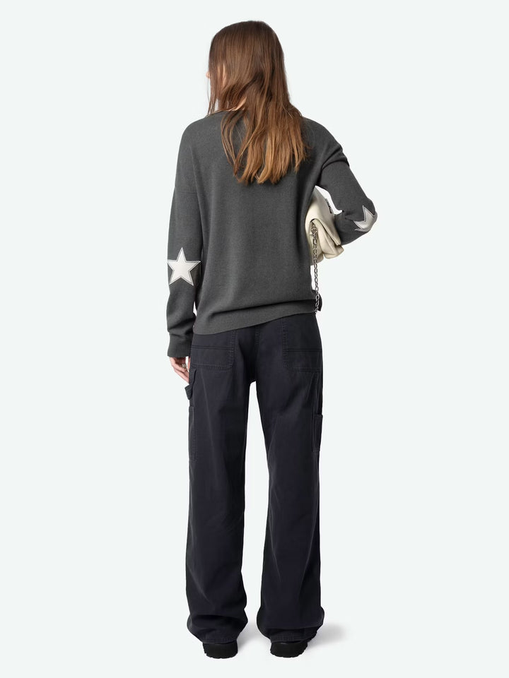 Sweater Cici Patch Gris