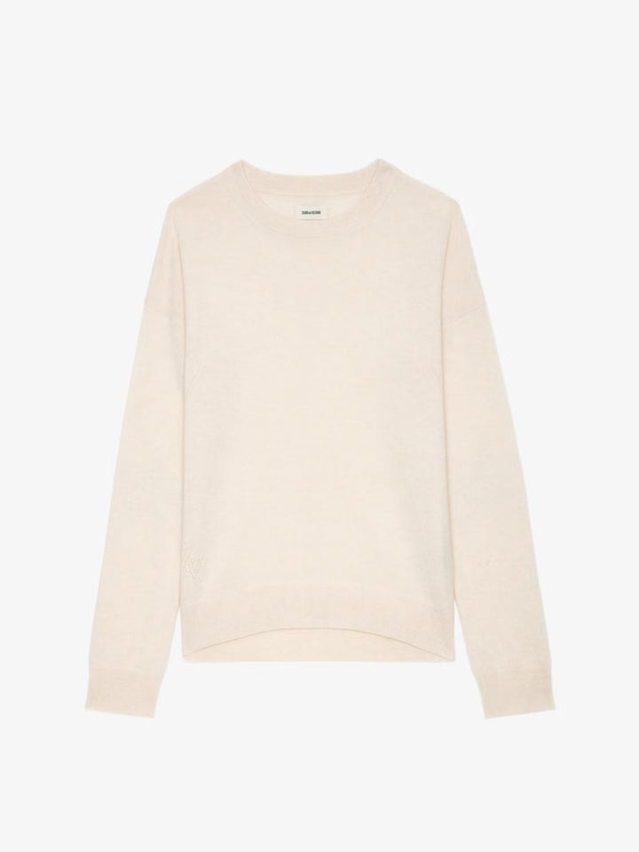 Sweater Cici Patch Blanco