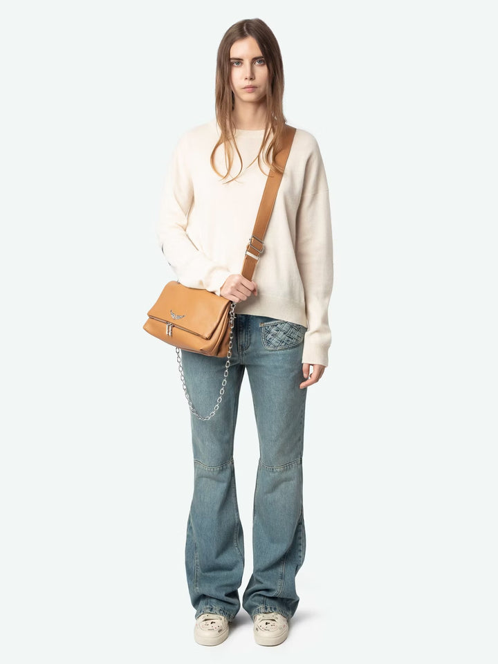 Sweater Cici Patch Blanco