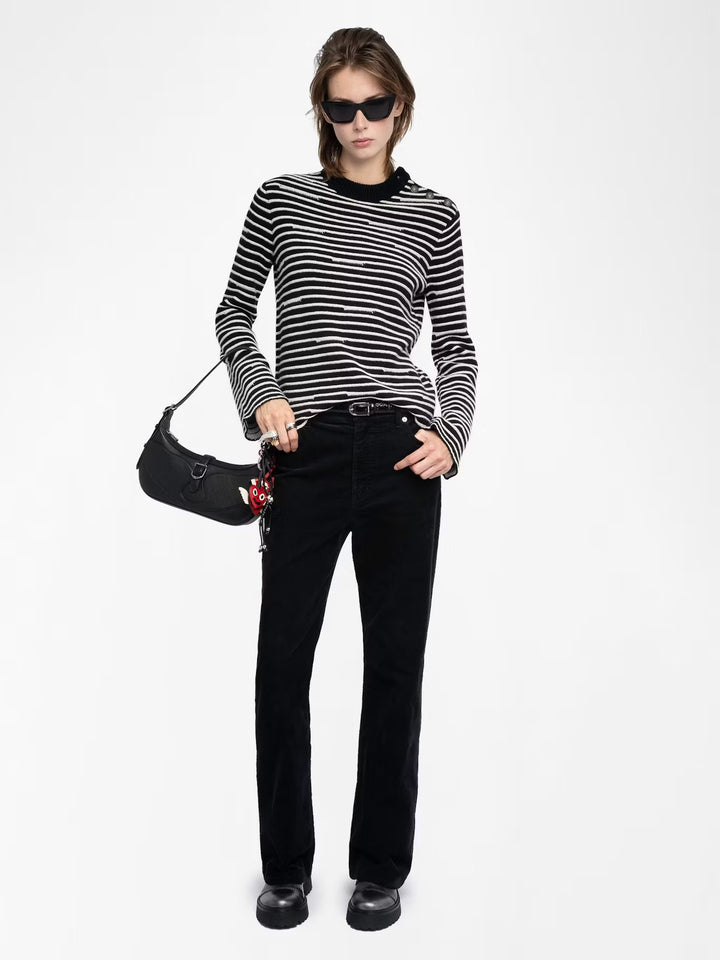 Sweayer Spiky Stripes Negro