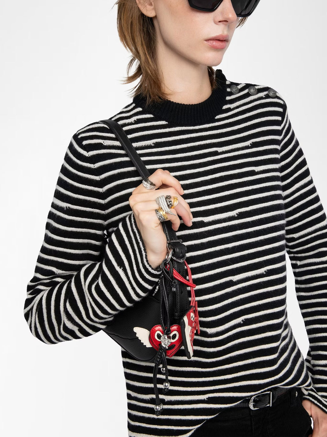 Sweayer Spiky Stripes Negro