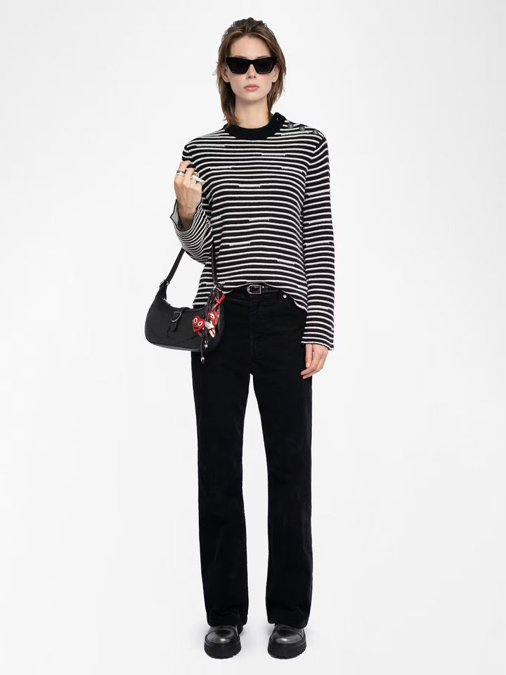 Sweayer Spiky Stripes Negro