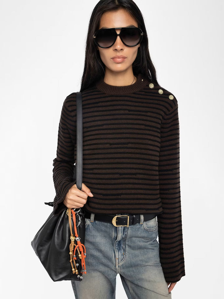 Sweater Spiky Stripes