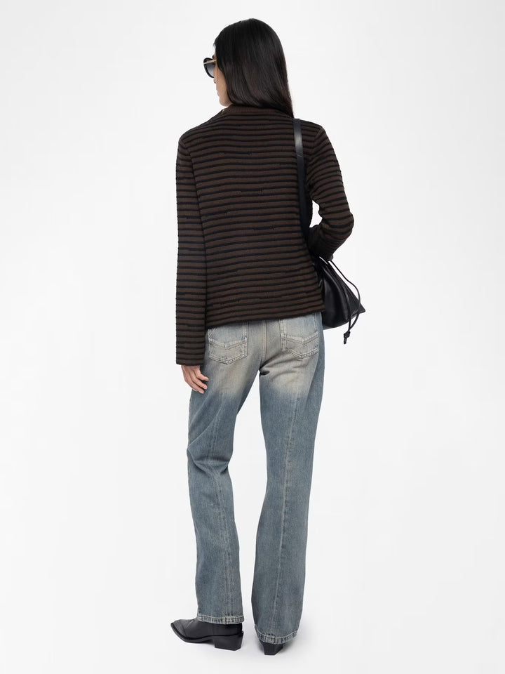 Sweater Spiky Stripes