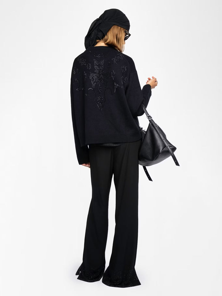 Sweater Markuz West Strass