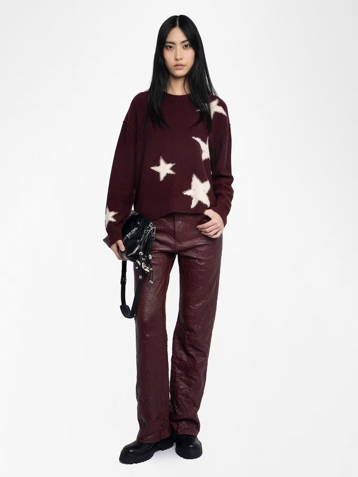 Sweater Markuz Stars Burdeo