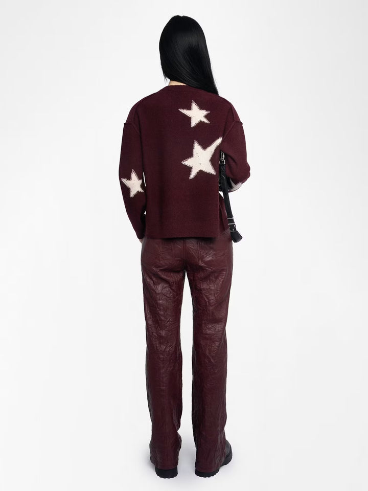 Sweater Markuz Stars Burdeo