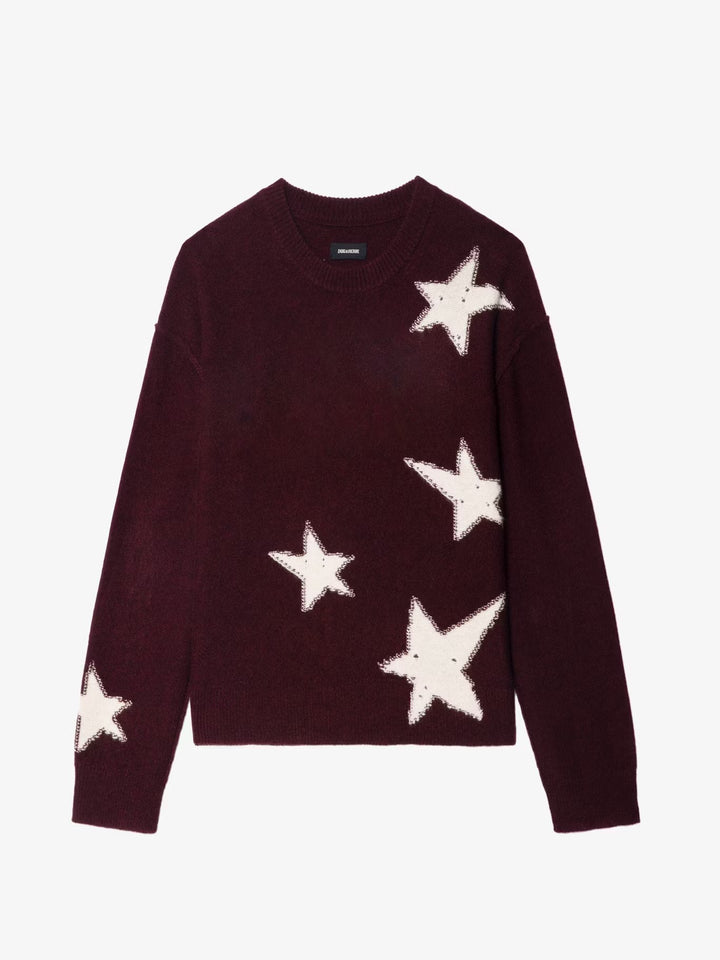 Sweater Markuz Stars Burdeo