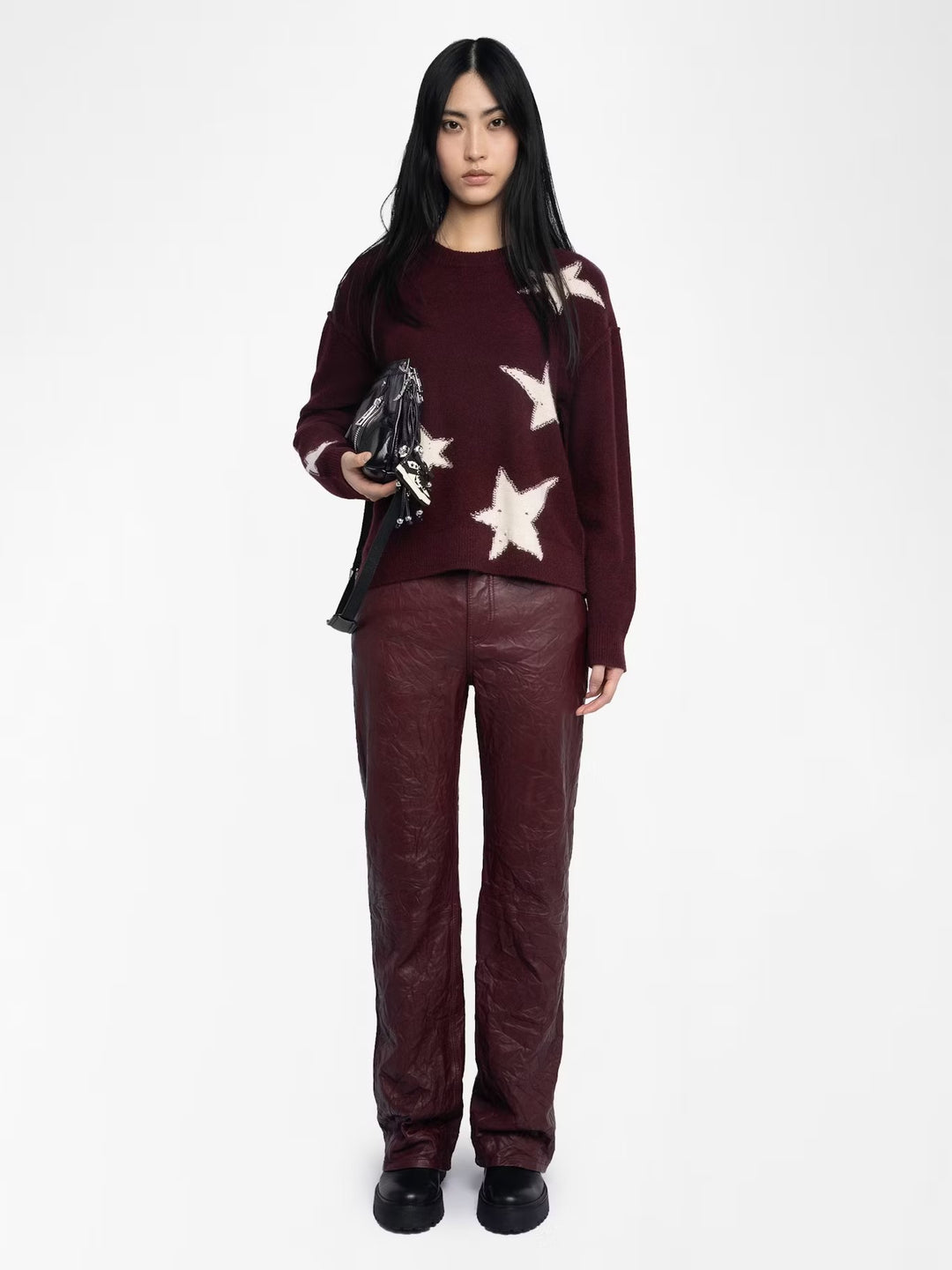 Sweater Markuz Stars Burdeo