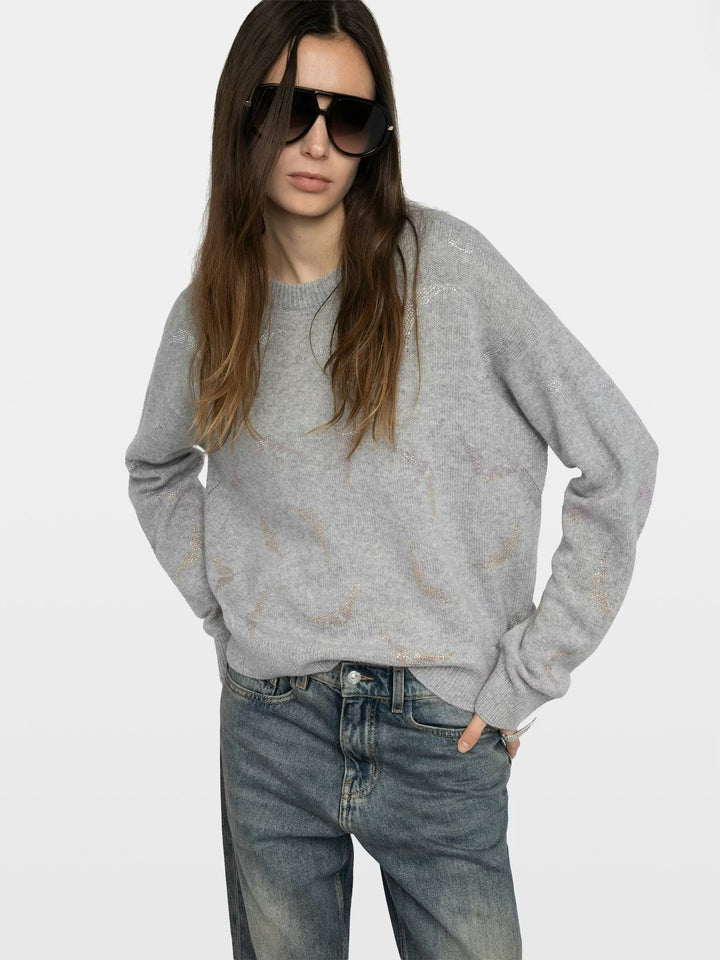 Sweater Markuz Wings Strass